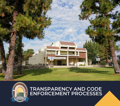 Transparency and Code Enforcement Processes Press Release