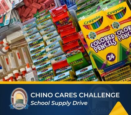 Chino Cares Challenge-School Supply Drive