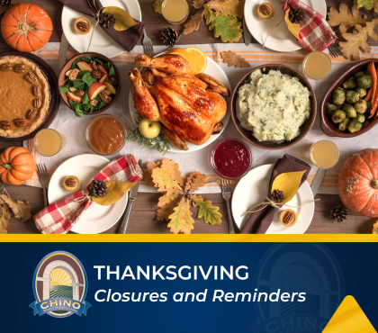 Thanksgiving Closures & Updates