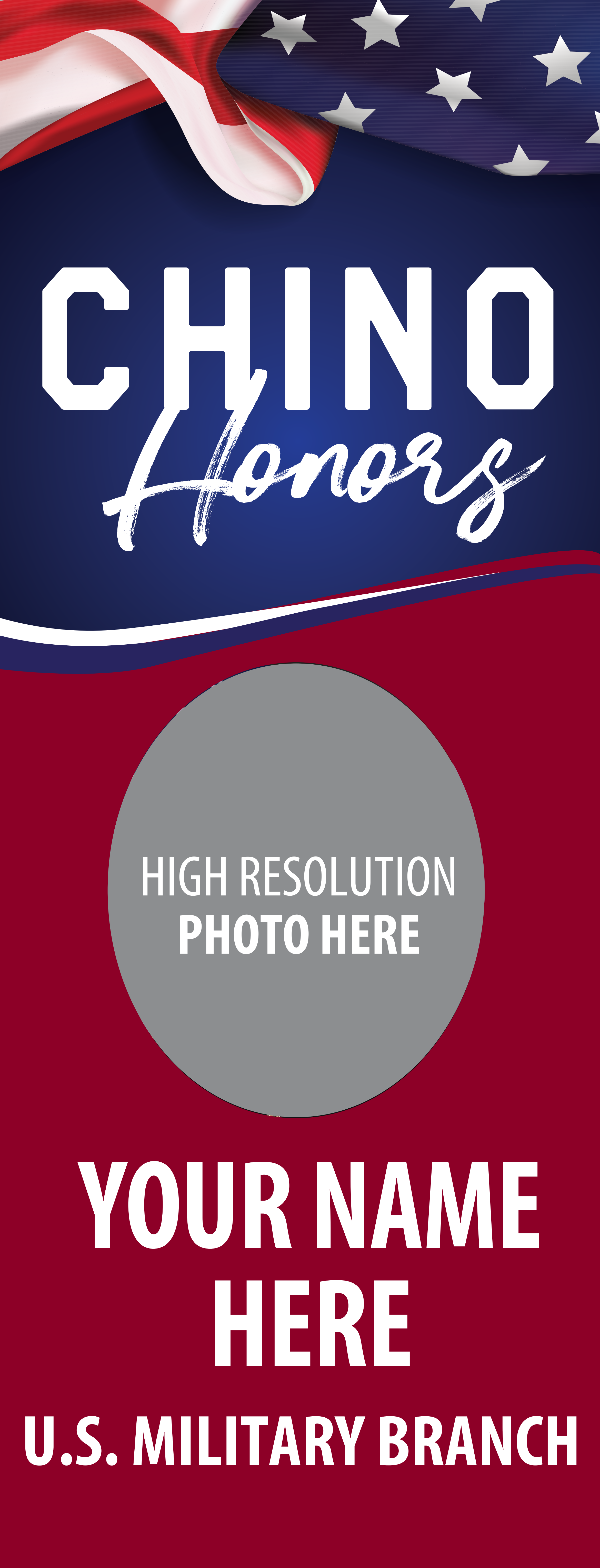 Armed Service Banners 2025 with Picture